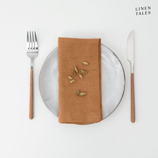 Clay Linen Napkins – Set of 12