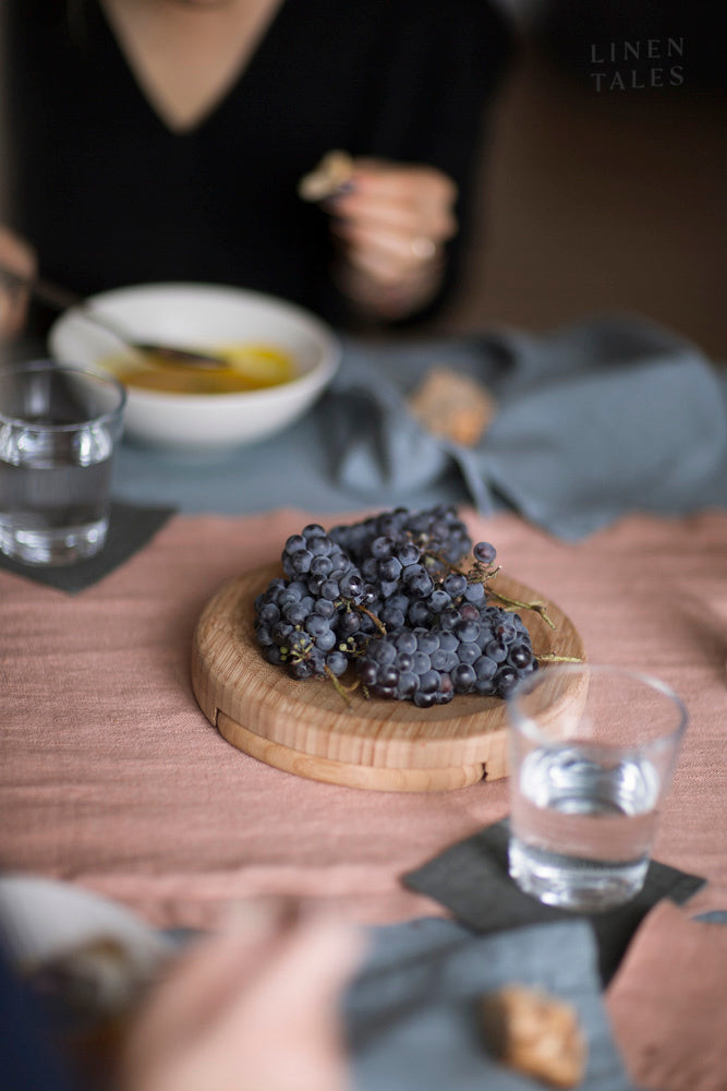 Blue Fog Linen Tablecloth