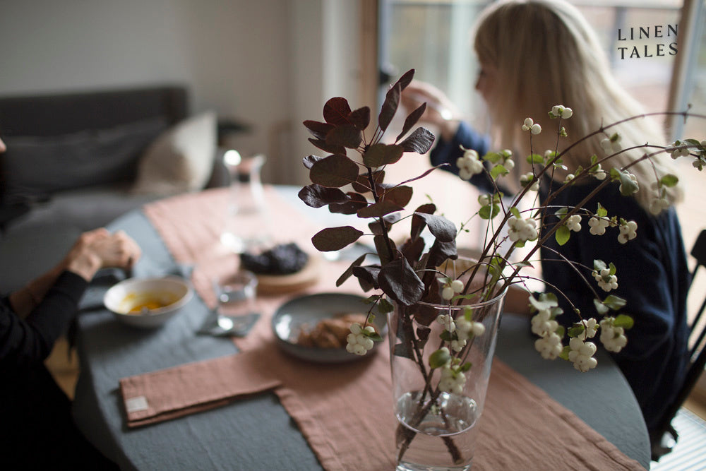 Blue Fog Linen Tablecloth