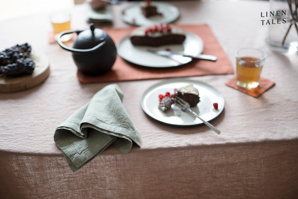 Baked Clay Linen Placemats – Set of 6